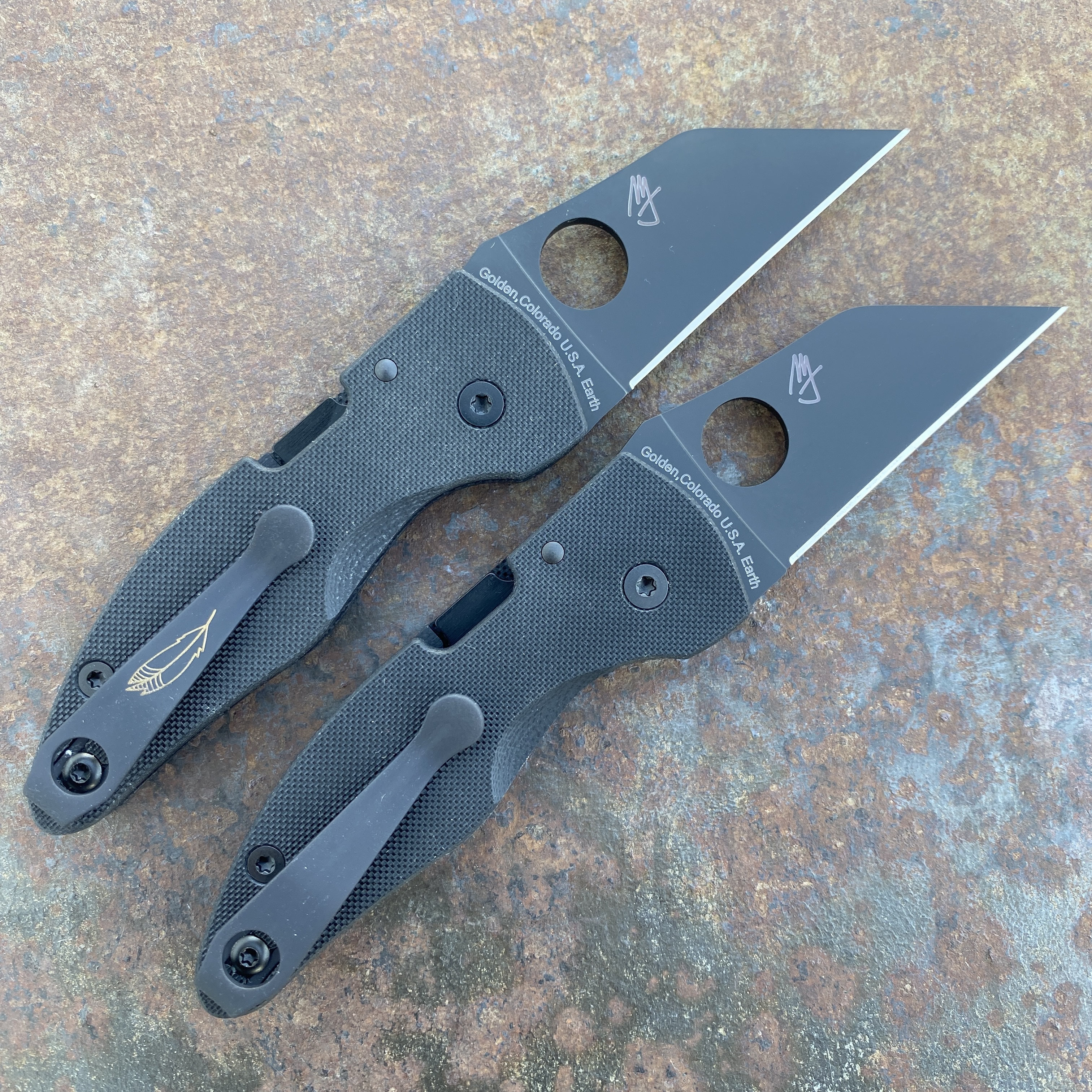 Spyderco MicroJimbo 2 Black G10 Scales Black S30V Blade (C264GPBK