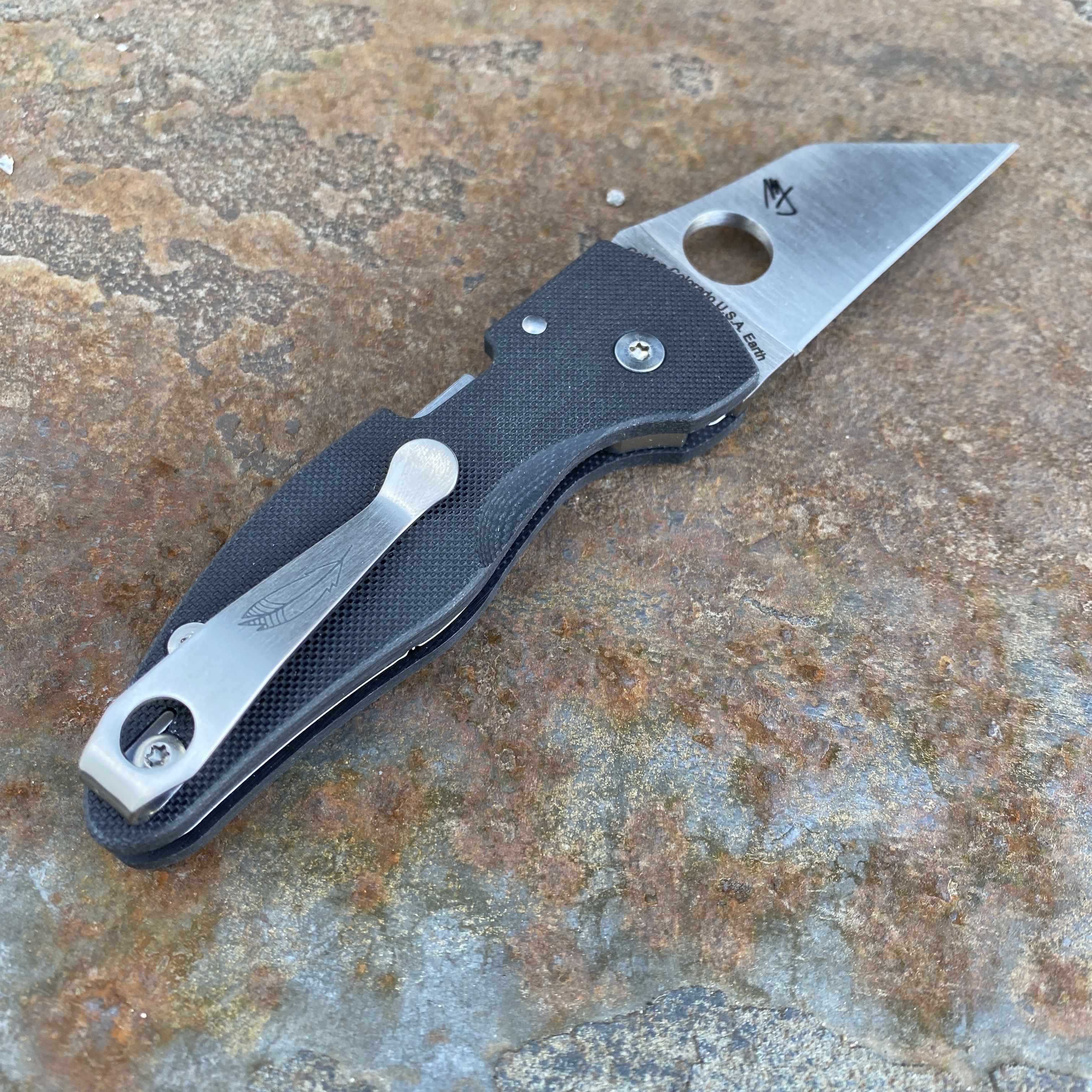 Spyderco Yojimbo 2 Black G10 Scales Black S30V Blade (C264GP) Deep