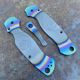 Spyderco PM2 Limited Run High Voltage "Ti Fighter" Titanium Scale Kit