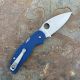 Spyderco Sage 5 Cobalt Blue G-10 Scales Satin SPY27 Blade Folding Knife