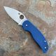 Spyderco Sage 5 Cobalt Blue G-10 Scales Satin SPY27 Blade Folding Knife