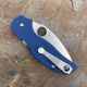 Spyderco Sage 5 Cobalt Blue G-10 Scales Satin SPY27 Blade Folding Knife