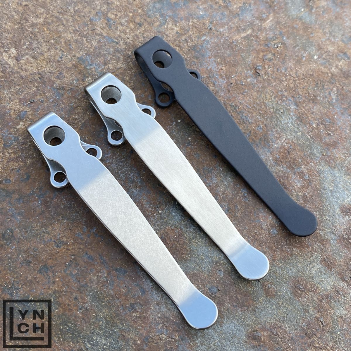 Titanium Spyderco Tenacious Long Deep Carry Pocket Clip