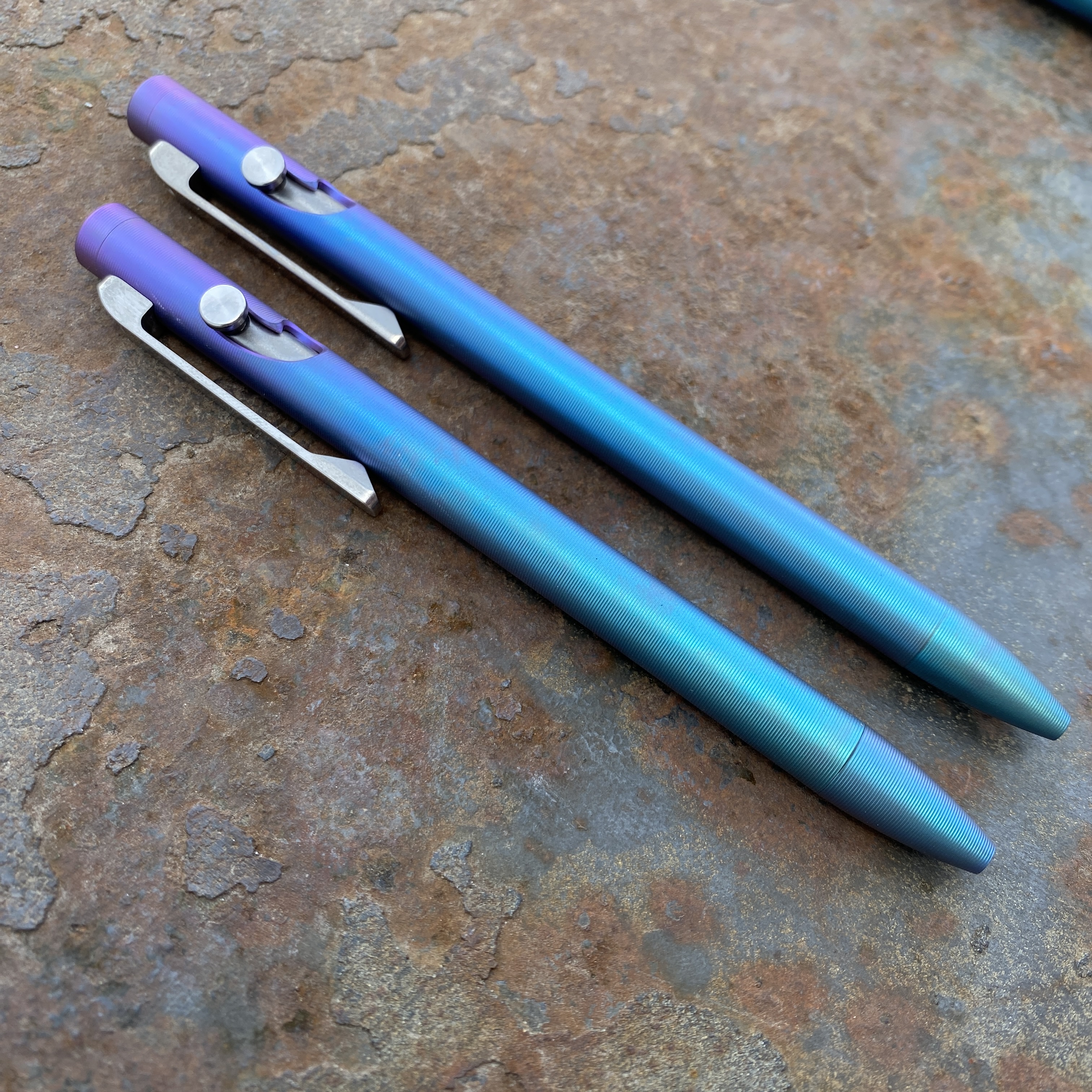 Tactile Turn Titanium Slim Bolt Action Pen - Northern Lights