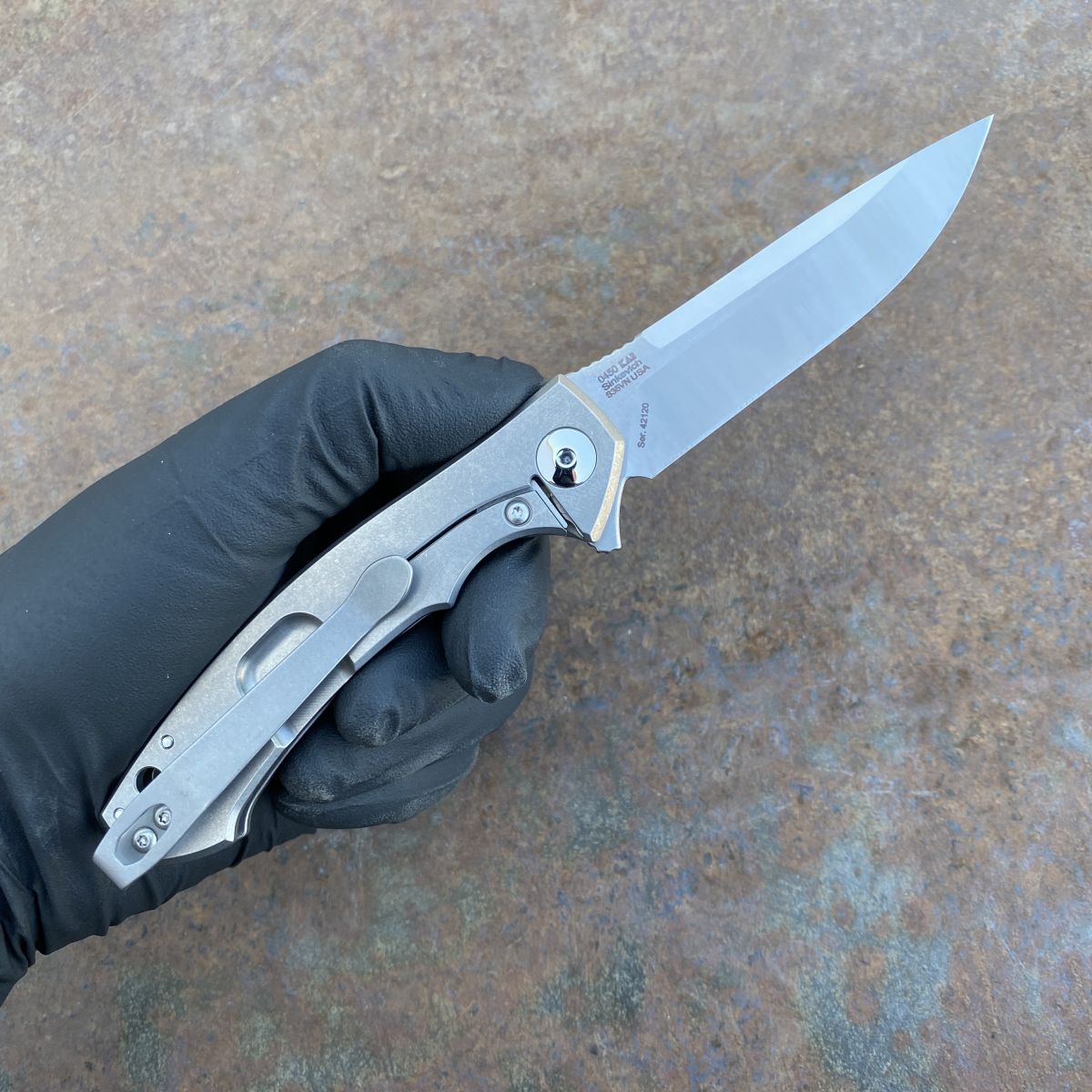 Zero Tolerance 0450 Sinkevich Frame-lock Titanium Satin