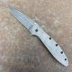 Kershaw Leek A/O Frame Lock Black Stainless Steel Blackwash Sandvik 14C28N Folding Knife