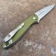 Kershaw Leek Assisted Liner Lock Green Aluminum Beadblasted Sandvik 14C28N Folding Knife