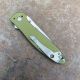 Kershaw Leek Assisted Liner Lock Green Aluminum Beadblasted Sandvik 14C28N Folding Knife
