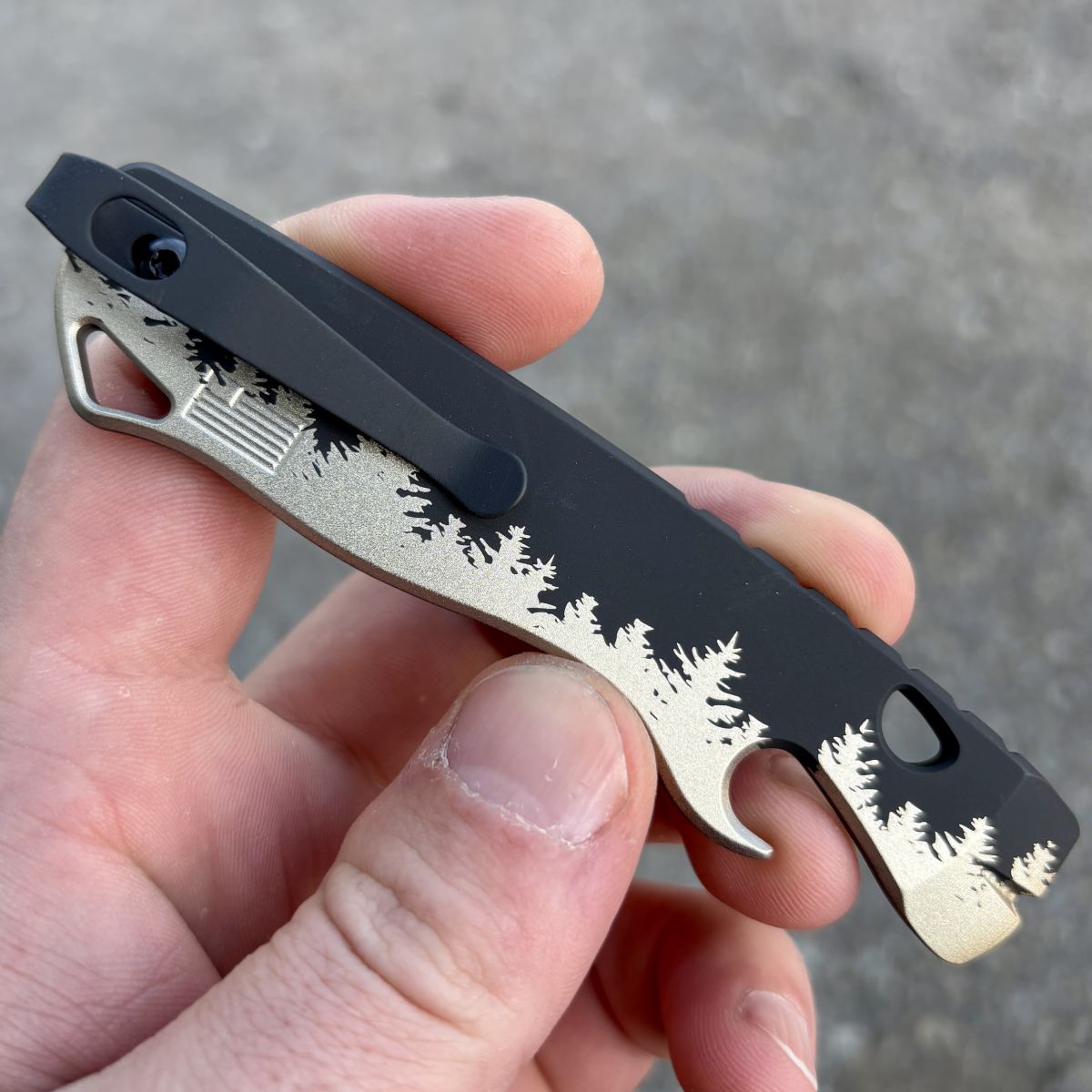 All Access Pass v2bx Prybar EDC Pocket Tool Plain Design