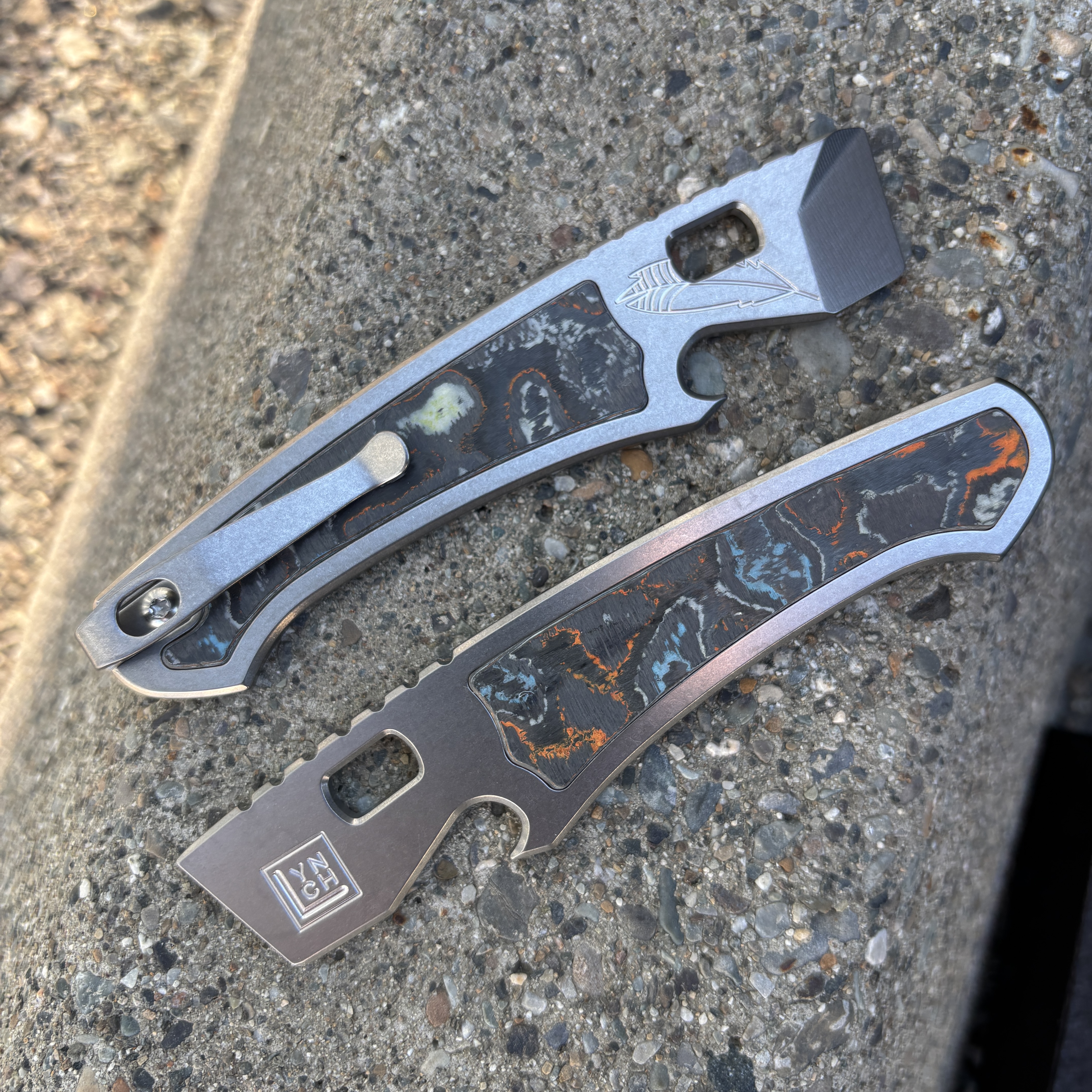 Best Case Scenario v2.i Prybar Tool with Carbon Fiber Inlay