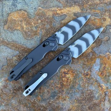 Kershaw Bel-Air Dura-Lock Black Aluminum Tiger Stripe MagnaCut Blade Folding Knife