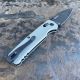 Kershaw Bel-Air Dura-Lock Gray Aluminum Damascus Blade Folding Knife
