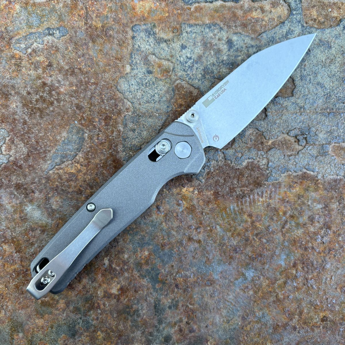 Kershaw Bel-Air Dura-Lock Gunmetal Gray Aluminum Stonewash