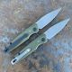 Kershaw Launch 18 Auto Olive Green Aluminum Stonewashed CPM 154 Blade Folding Knife
