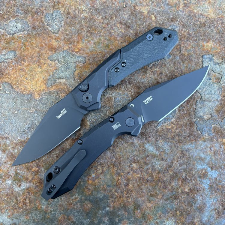 Kershaw Launch 19 Auto Black Aluminum / G-10 Black CPM 154 Blade Folding Knife