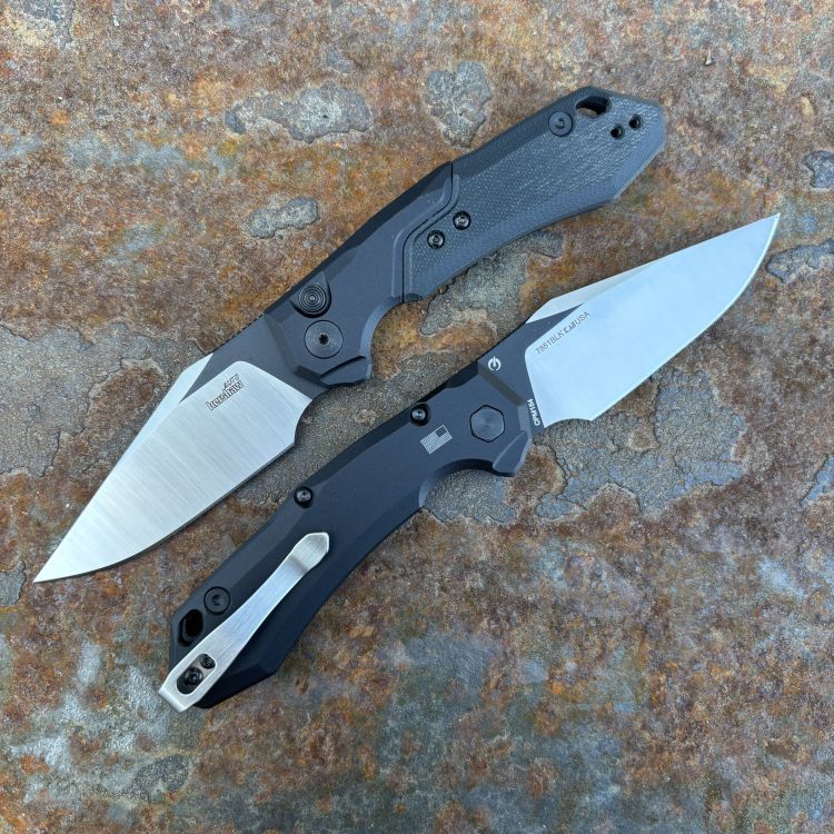 Kershaw Launch 19 Auto Black Aluminum / G-10 Two Tone CPM 154 Blade Folding Knife