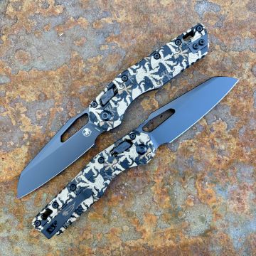 Microtech MSI Ram-Lok Claw Burst Camo Tri-Grip Polymer Black M390 Folding Knife