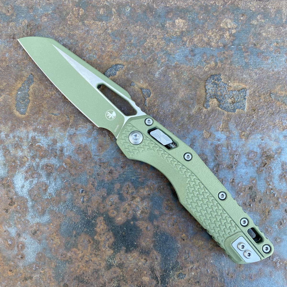 Microtech MSI Ram-Lok Vintage Green Tri-Grip Polymer Vintage Green