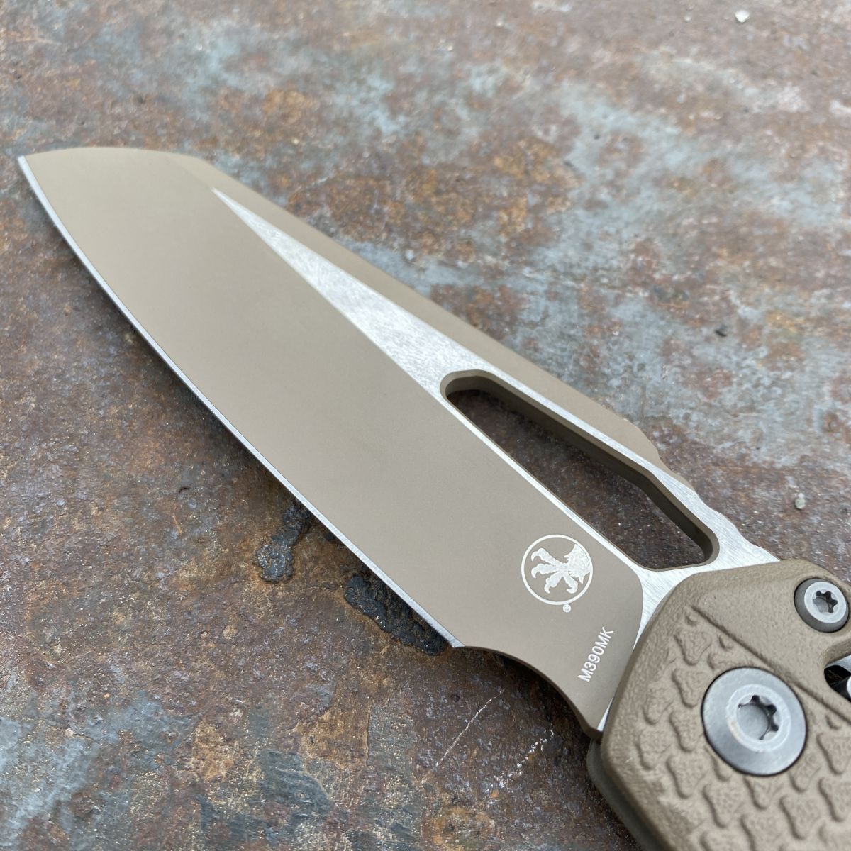 Microtech MSI Ram-Lok Dark Earth Polymer Dark Earth Cerakote M390