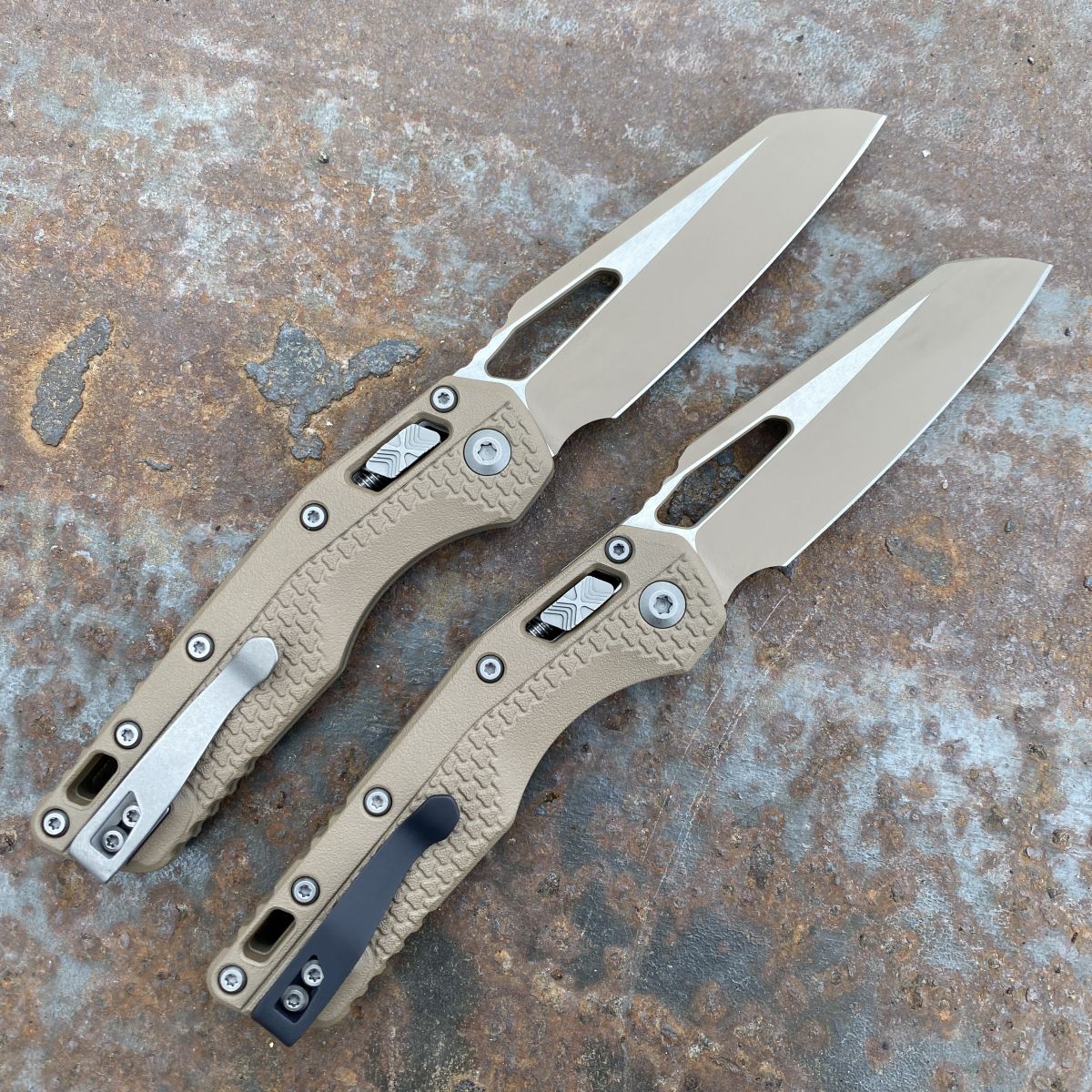 Microtech MSI Ram-Lok Dark Earth Polymer Dark Earth Cerakote M390