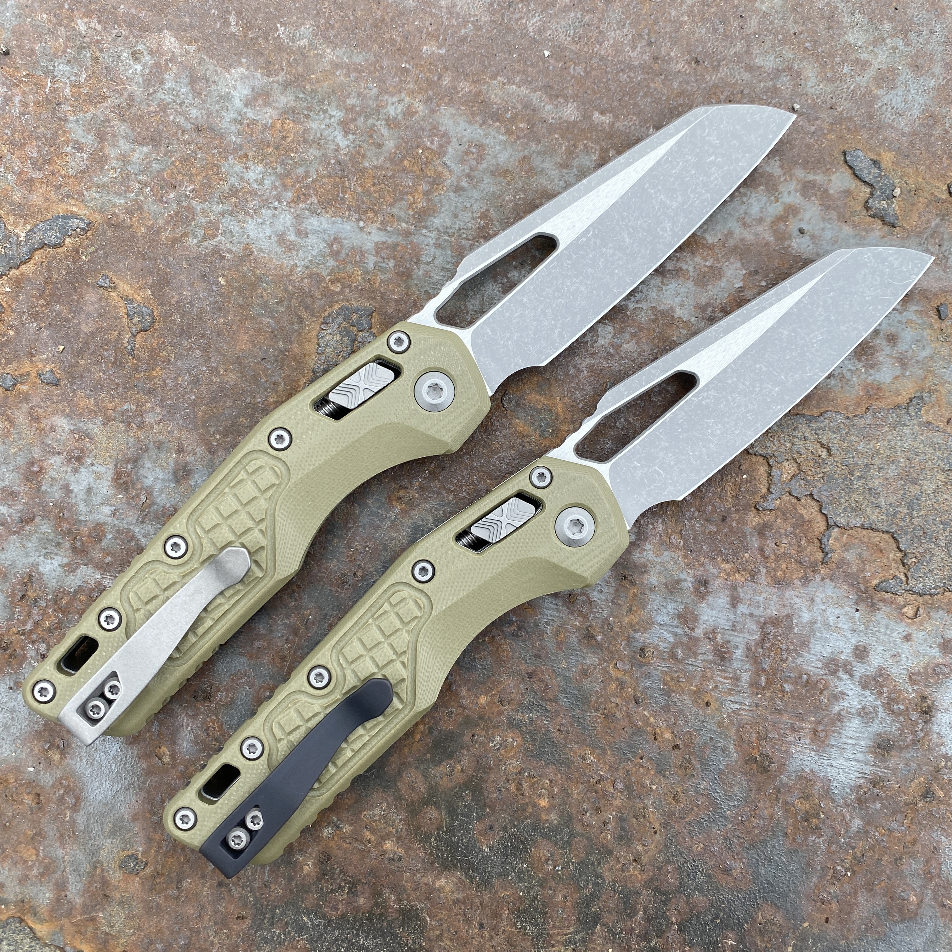 Microtech MSI Ram-Lok OD Green Frag G-10 Apocalyptic M390 (210