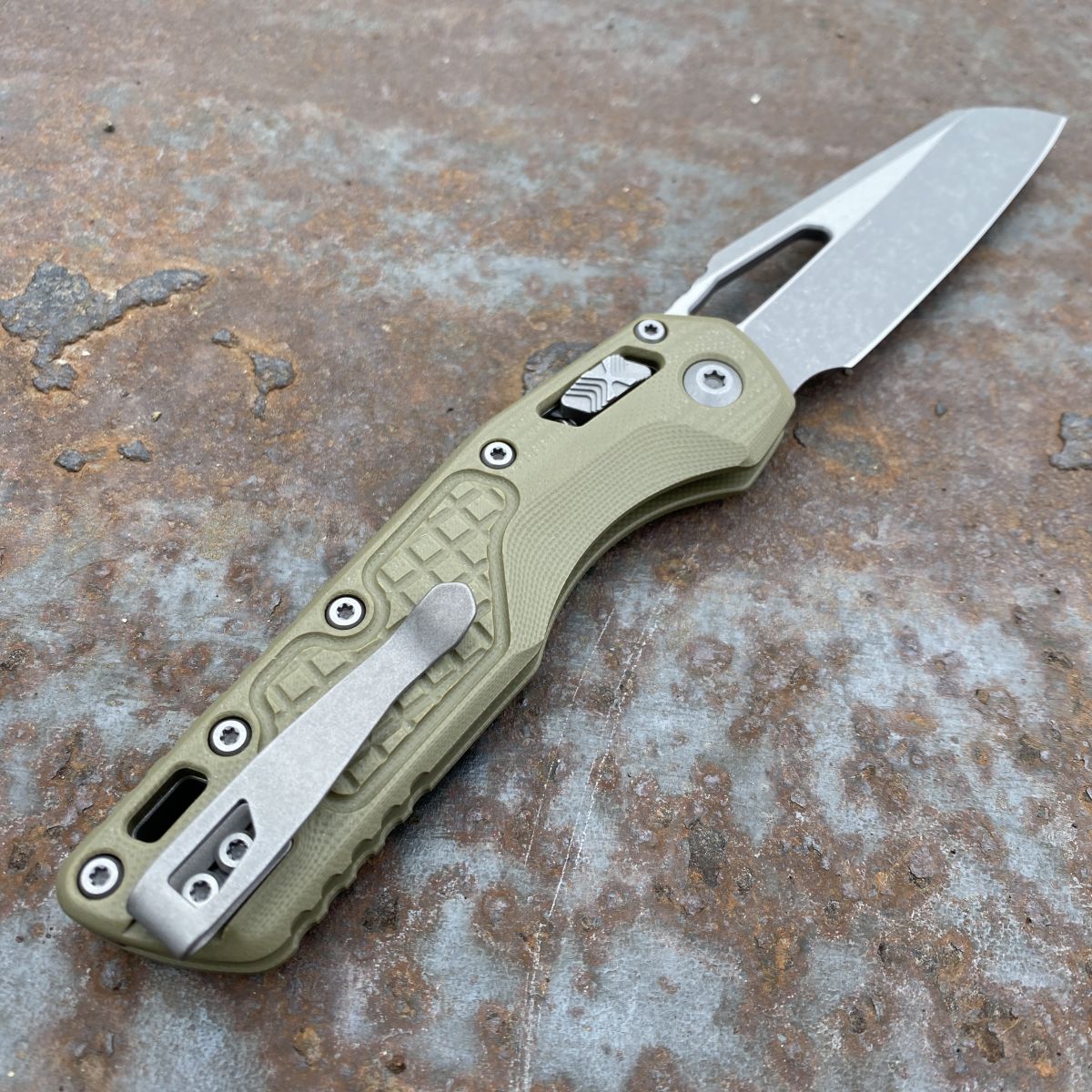 Microtech MSI Ram-Lok OD Green Frag G-10 Apocalyptic M390 (210