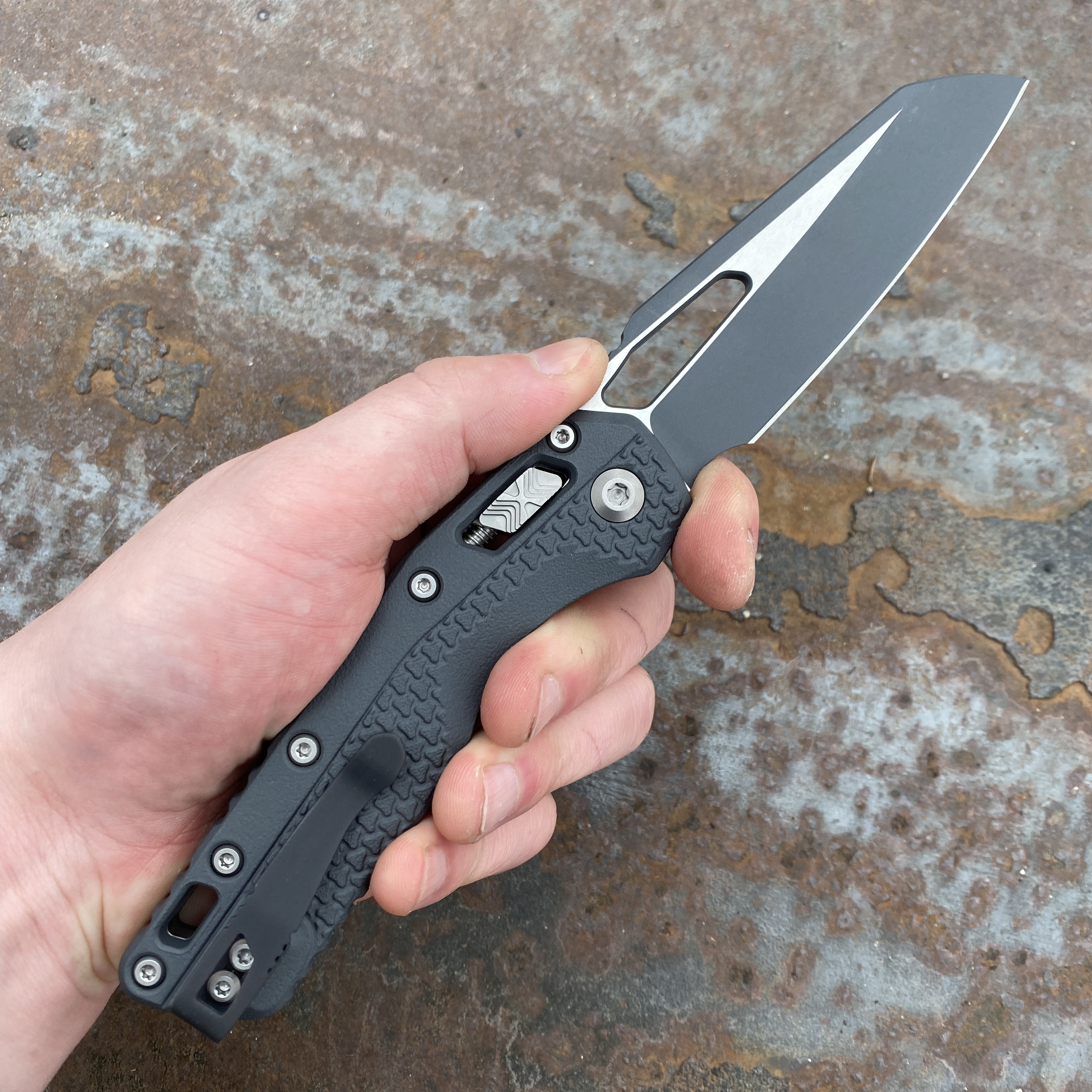 Microtech MSI Ram-Lok Sniper Gray Tri-Grip Polymer Sniper Gray