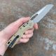 Microtech MSI Ram-Lok Tan Frag G-10 Apocalyptic M390 Folding Knife