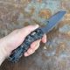 Microtech MSI Ram-Lok Tiger Stripe Camo Tri-Grip Polymer Apocalyptic M390 Folding Knife