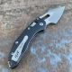 Microtech Stitch Ram-Lok Fluted Black Aluminum Apocalyptic M390 Folding Knife
