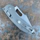 Microtech Stitch Ram-Lok Fluted Clear Aluminum Partial Serrated Apocalyptic M390 Folding Knife