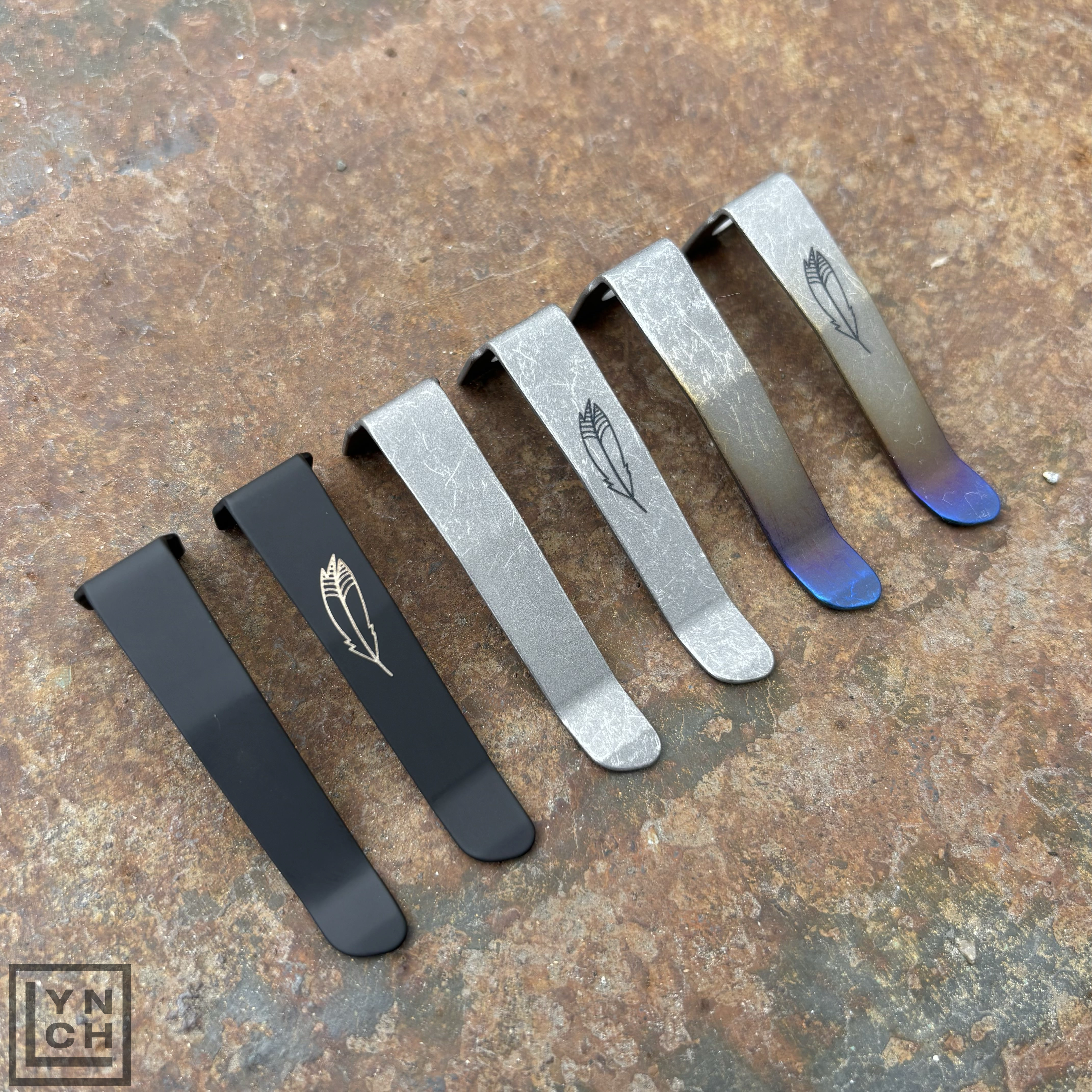 アクセサリー MEATTECH Microtech Ultratech Deep Carry Titanium Clip - Right Handed | USA Made