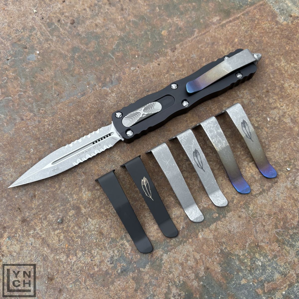 Microtech Ultratech Deep Carry Titanium Clip - Right Handed | USA Made