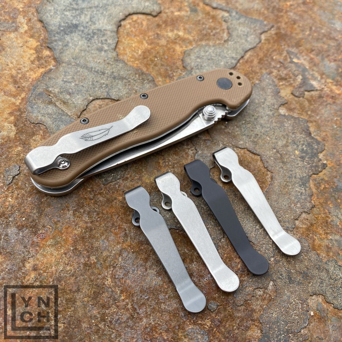 Ontario Knife Company Rat 2 Deep Carry Titanium Clip