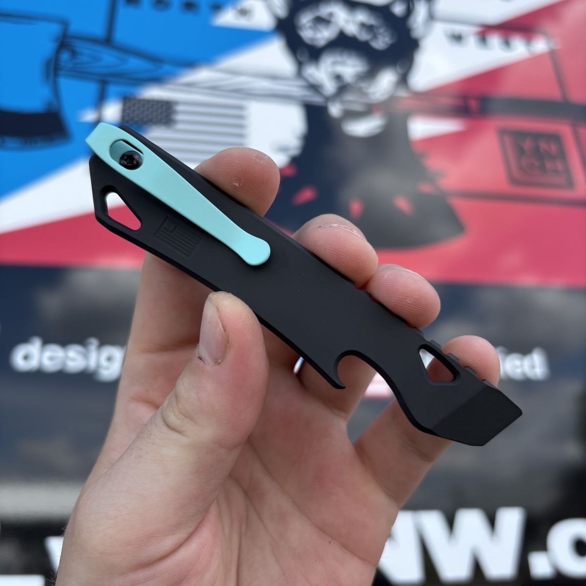 Open Door Policy v2b Plain Titanium Prybar