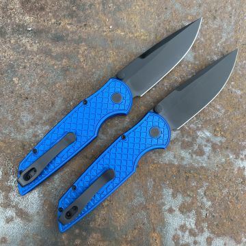 Pro-Tech TR-3 Integrity Relic Blue Aluminum DLC S35V Blade Folding Knife