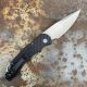 Pro-Tech TR-5 Auto Black Feather Aluminum Stonewashed S35V Blade Folding Knife