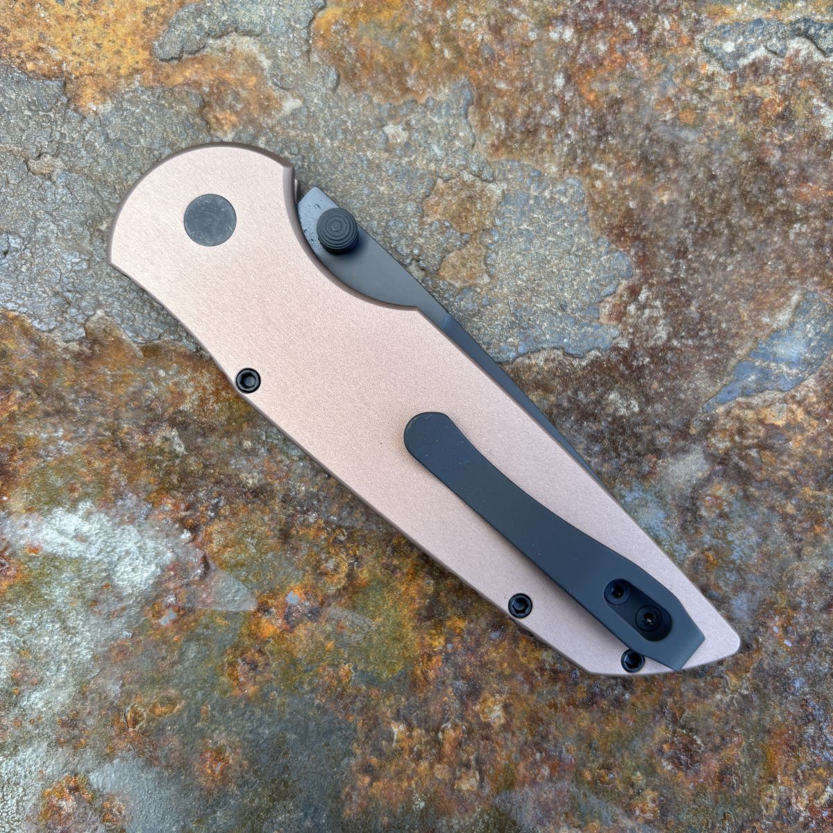 Pro-Tech TR-3 Integrity FDE Aluminum Black DLC S35VN Blade (INT103