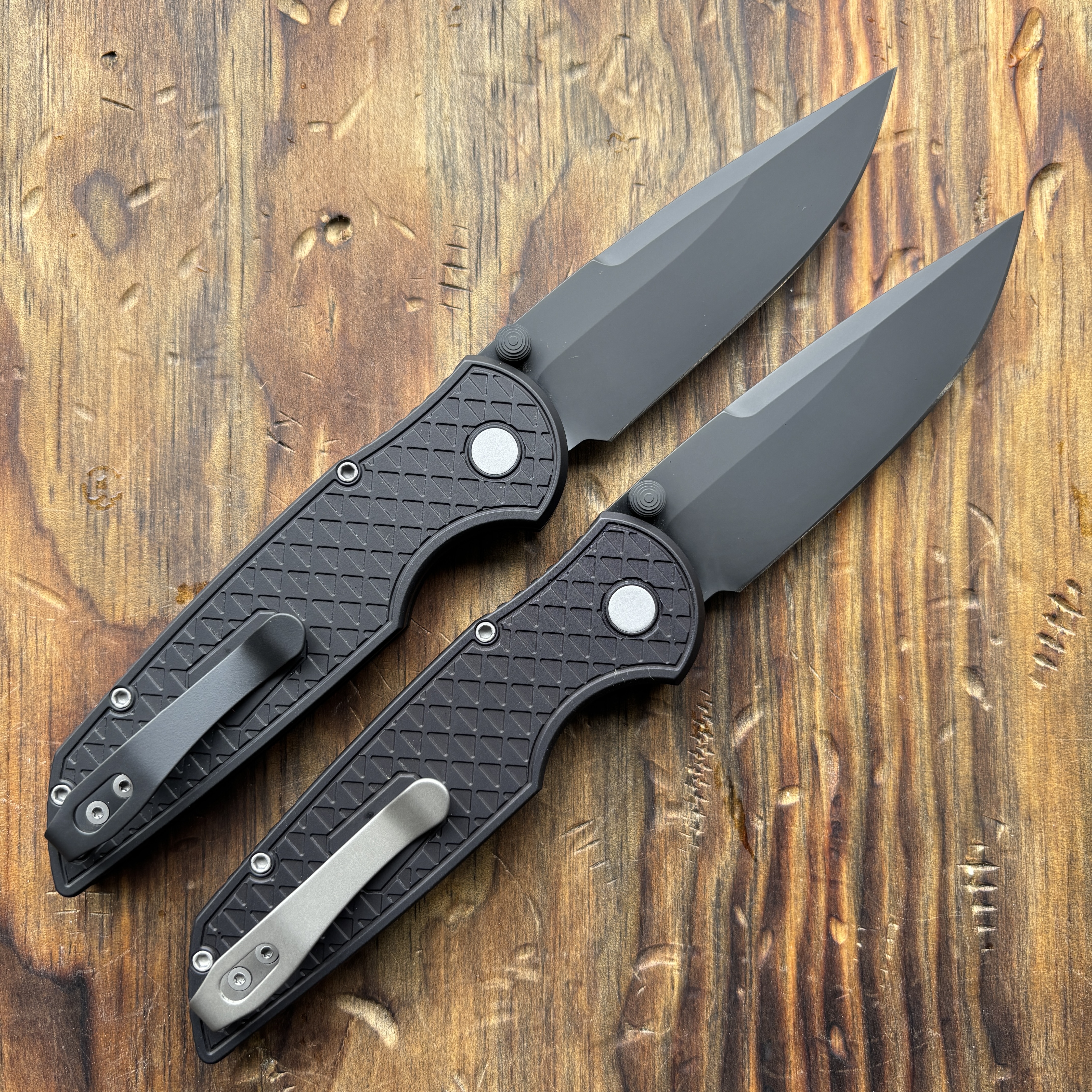 Pro-Tech TR-3 Integrity Relic Black Aluminum Black DLC S35VN Blade