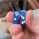 Skiff Workshop Finger Bit - Blue Hex Laser Blue Anodized Aluminum
