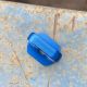 Skiff Workshop Finger Bit - Blue Hex Laser Blue Anodized Aluminum