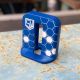 Skiff Workshop Finger Bit - Blue Hex Laser Blue Anodized Aluminum