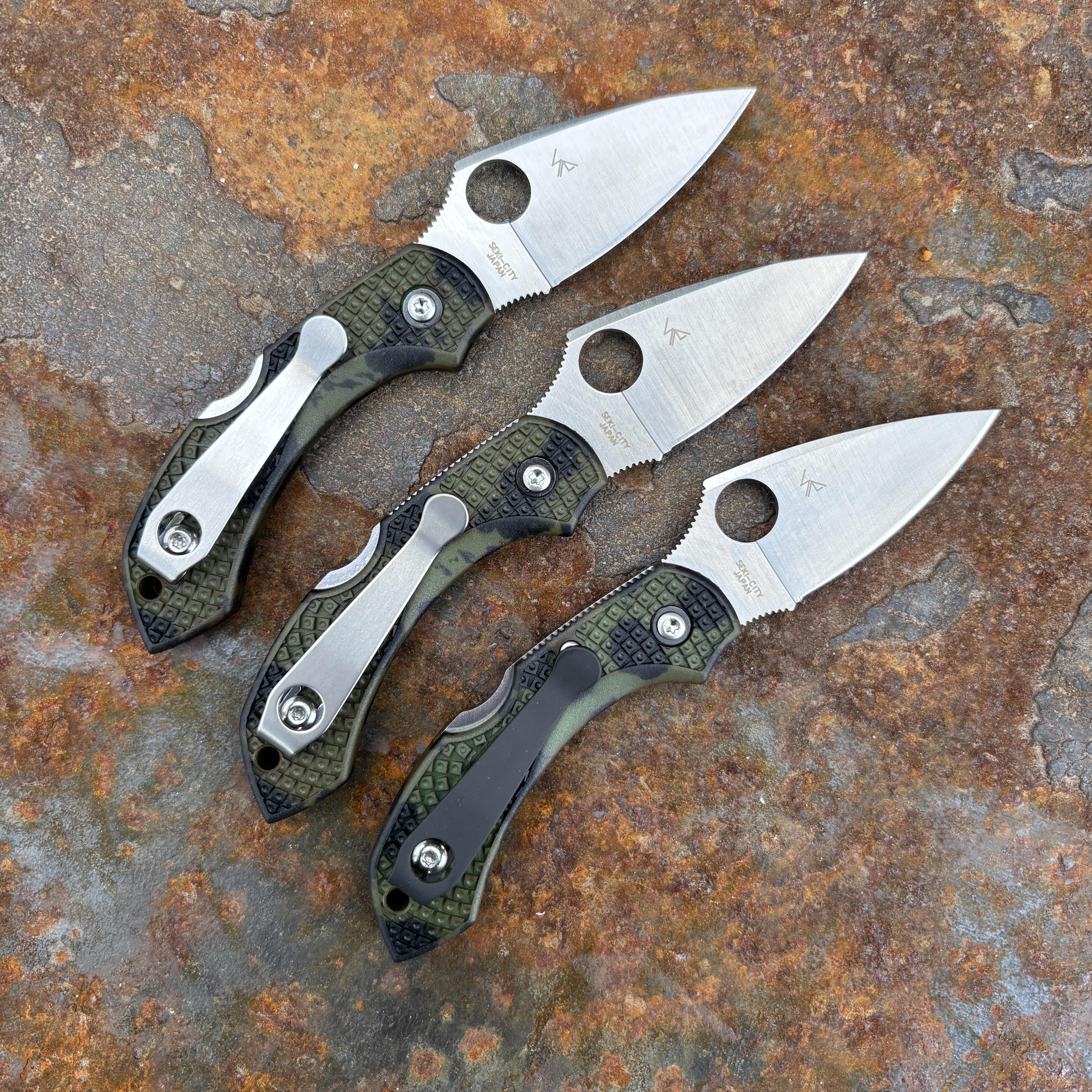 Spyderco Dragonfly 2 Zome Green FRN Satin VG10 (C28ZFPGR2) Deep