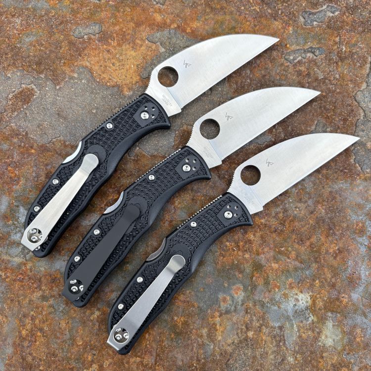 Spyderco Endela Black FRN VG-10 Wharncliffe Folding Knife