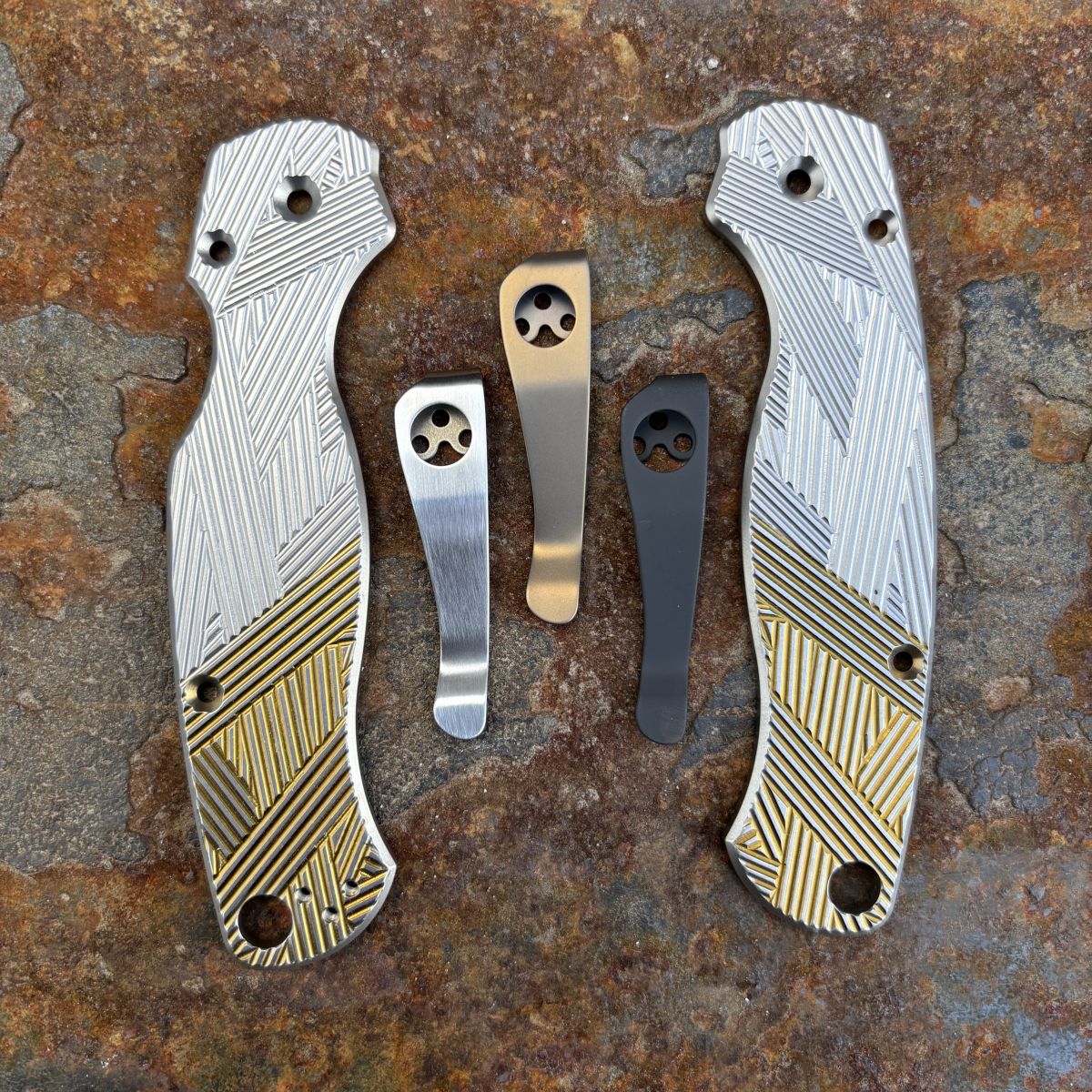 Spyderco Paramilitary 2(PM2) Dual-Tone Metallic Bronze Samurai