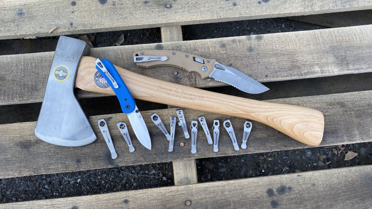 Stone Axe Deep Carry Titanium Pocket Clips