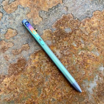 Tactile Turn Titanium Slim Bolt Action Pen - Catch Me If You Can