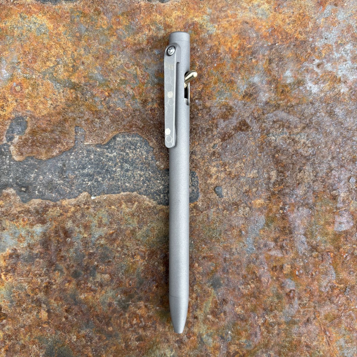 Tactile Turn Titanium Switch Pen - Mono-Comb