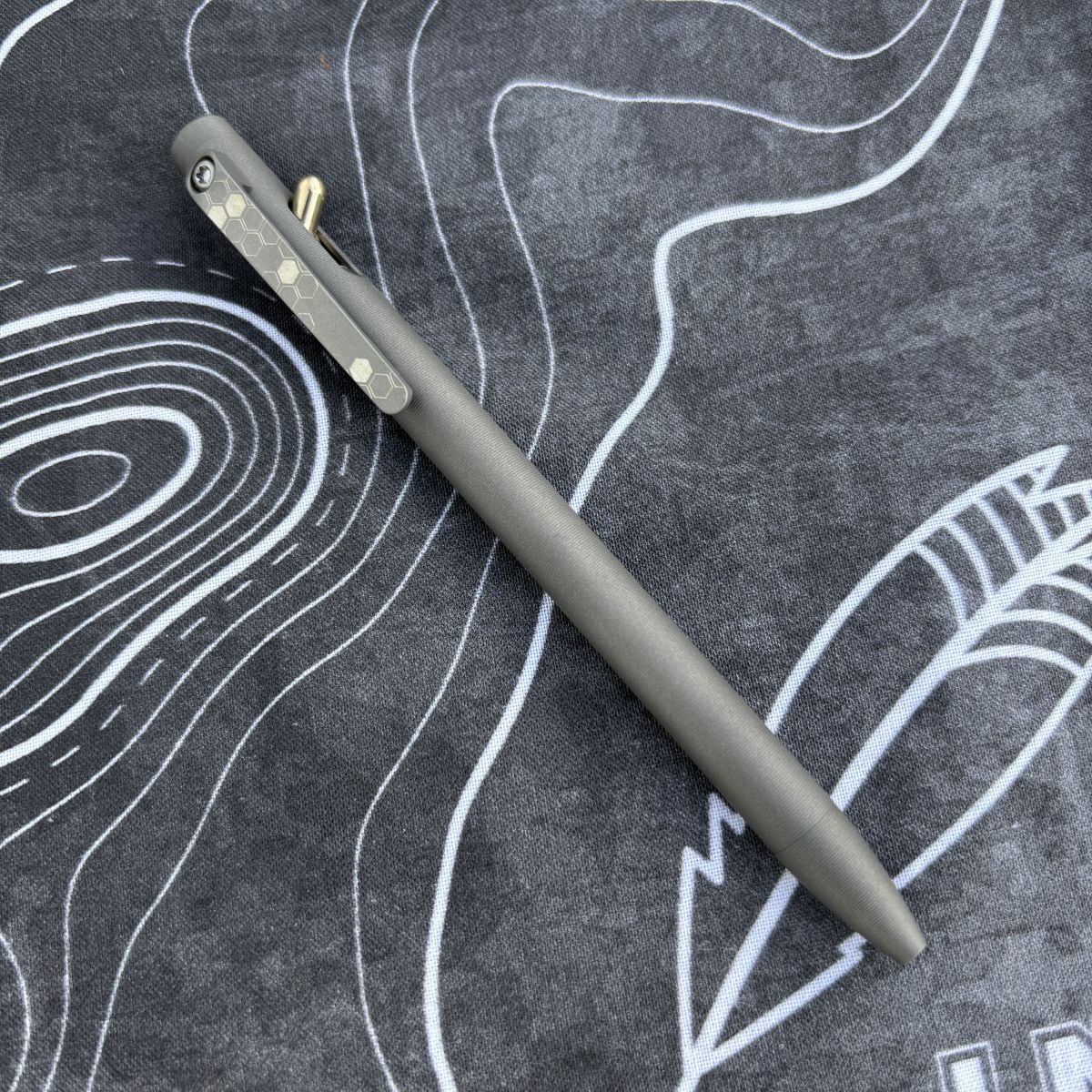 Tactile Turn Titanium Switch Pen - Mono-Comb