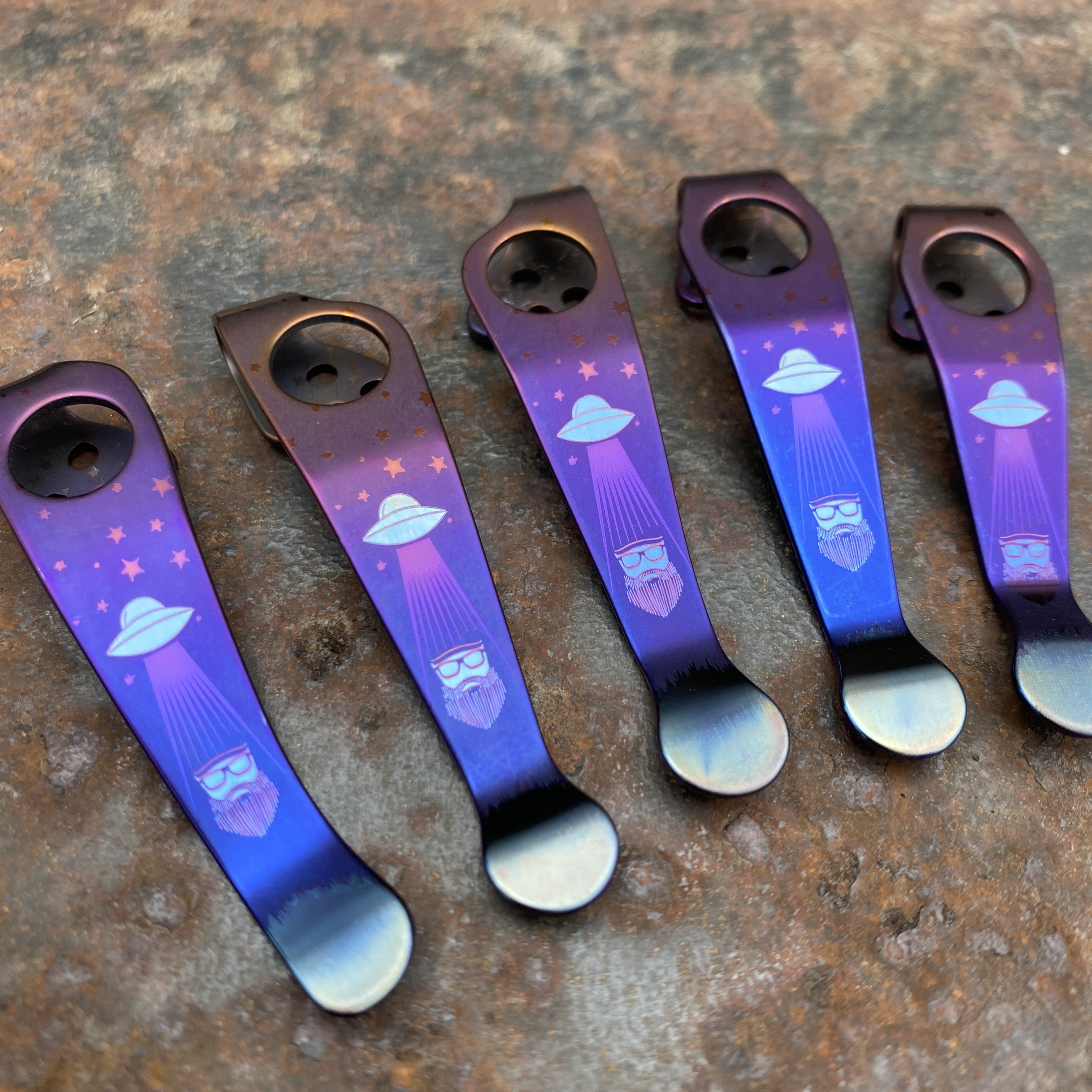 ゆえ Laputa CLIPS OF CRUNCH LOOP Ⅰ Ⅱ Ⅲ Where's SaidStevie? Deep Carry Titanium Pocket Clips